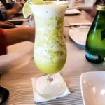 Piña con hierbabuena