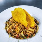 Arroz Thai con viruta de papa