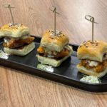 Slider de buffalo chicken